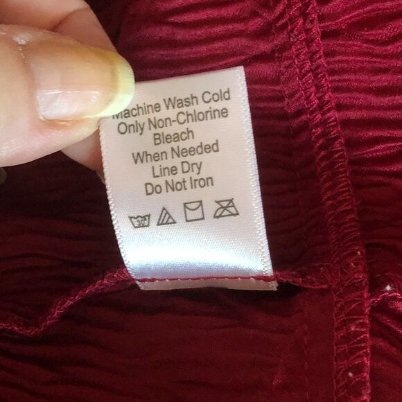 COLDWATER CREEK Petite Burgundy Textured Jacket P10 - Picture 7 of 9